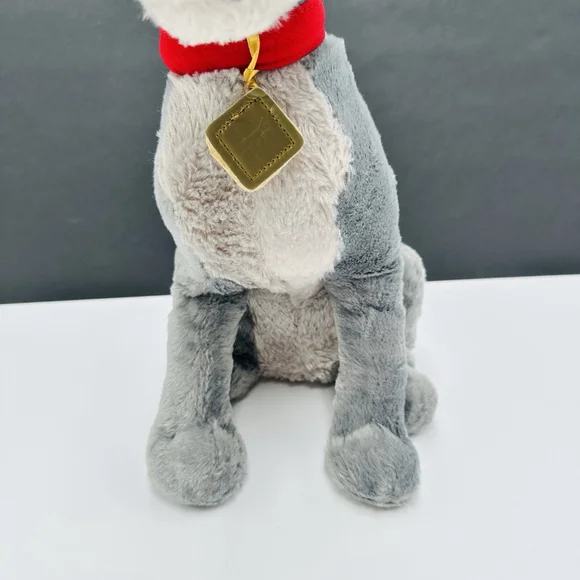 Disney Store Original Plush Tramp Dog Stuffed Animal Lady and the Tramp Gray 17" - Picture 3 of 8